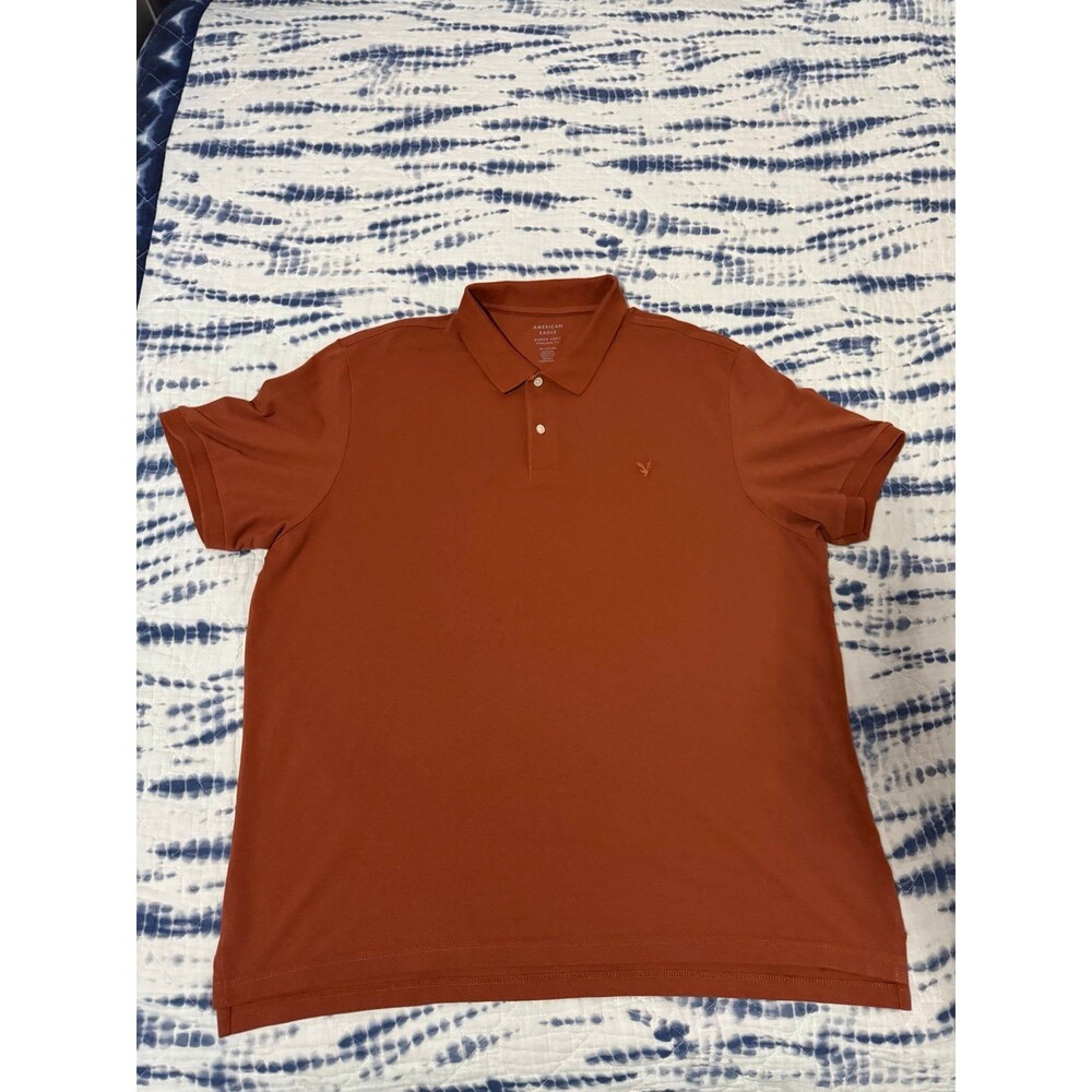 American Eagle Polo Shirt Orange